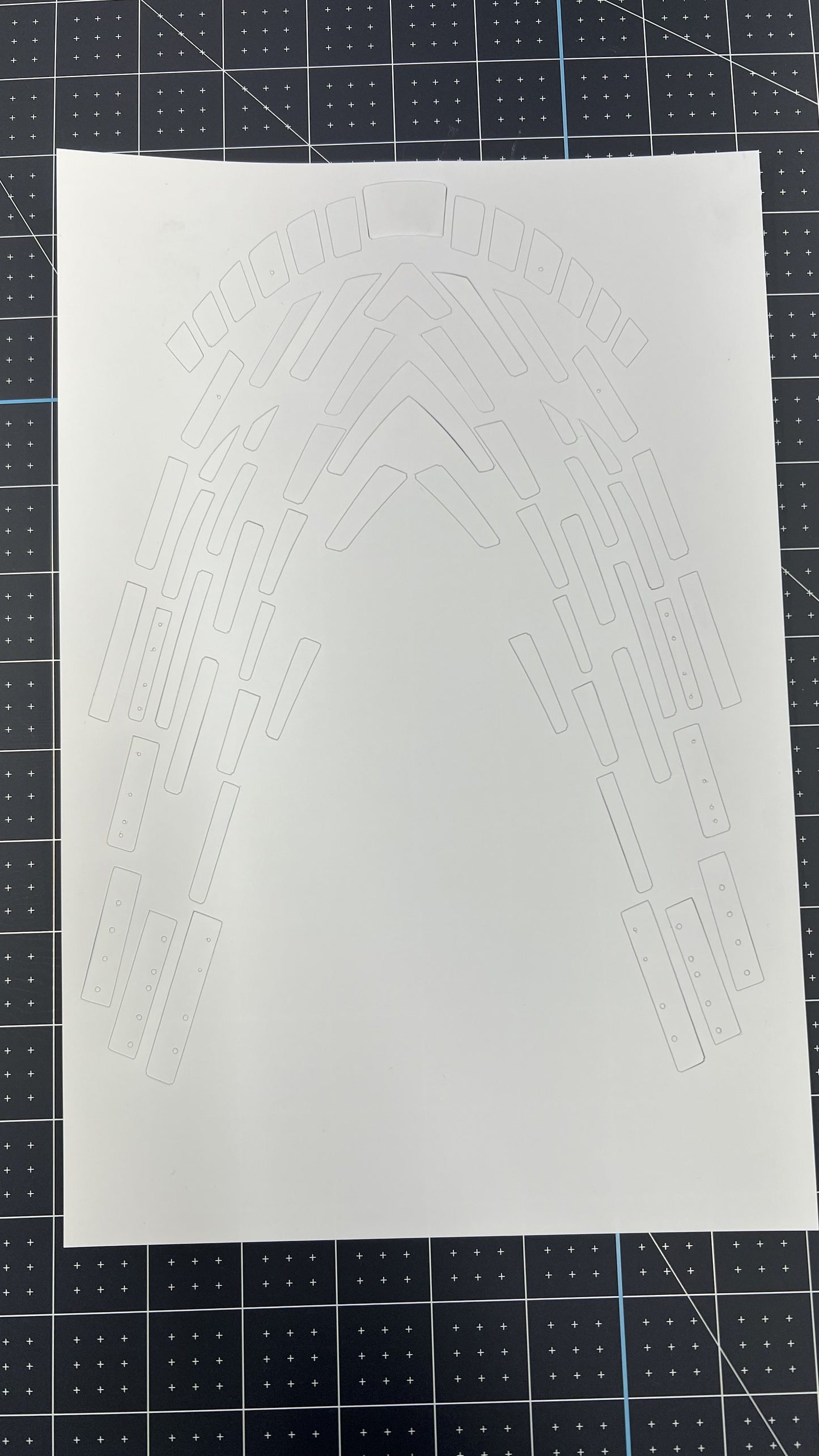 1/200 Titanic/Olympic Styrene Stern Plate Set