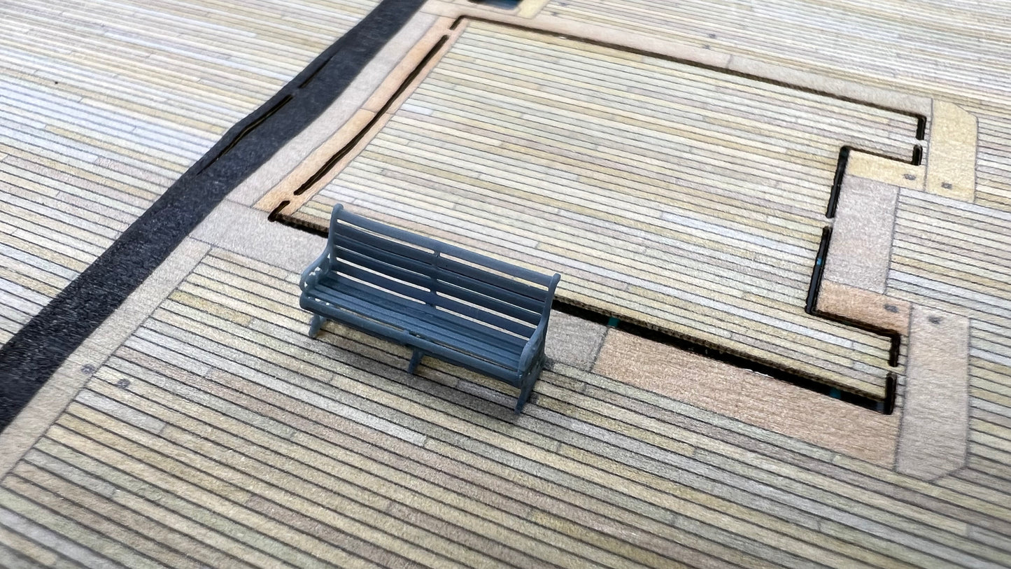 1/200 Titanic Bench Set