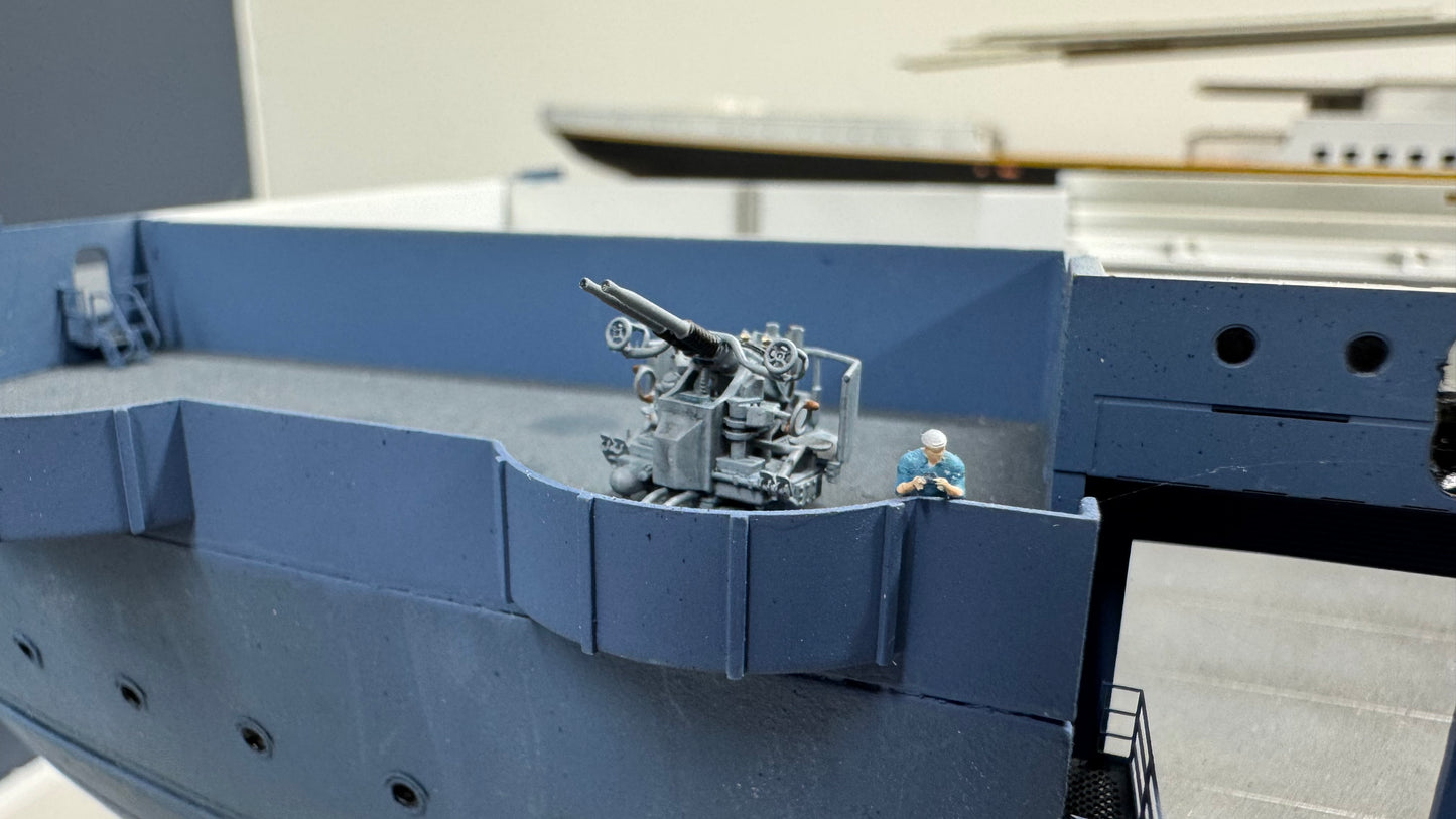 1/200 USS Fletcher Stock Gun Set