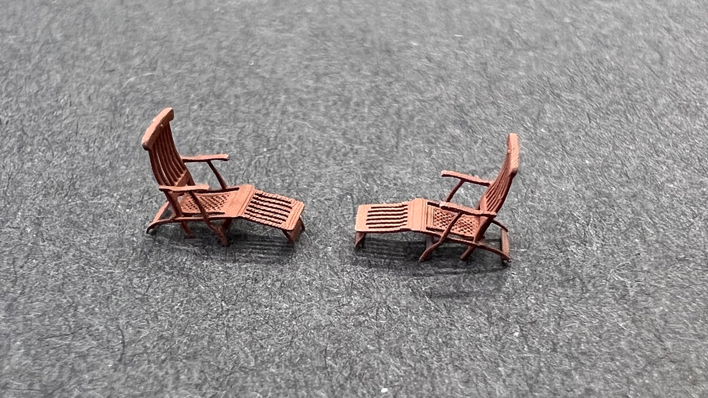 1/200 Titanic Open Chair Set