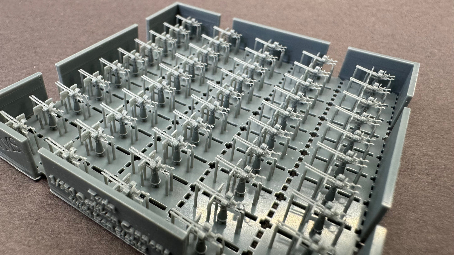1/350 Twin Oerlikon Cannons With Iron Sights