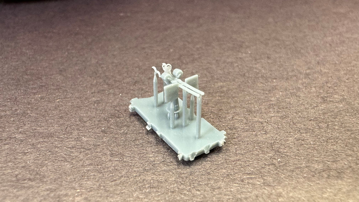 1/350 Twin Oerlikon Cannons With Iron Sights
