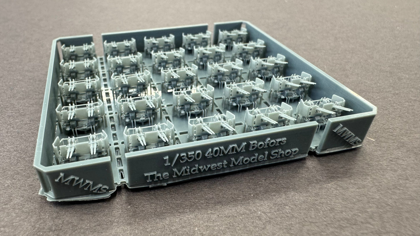 1/350 Quad 40mm Bofors