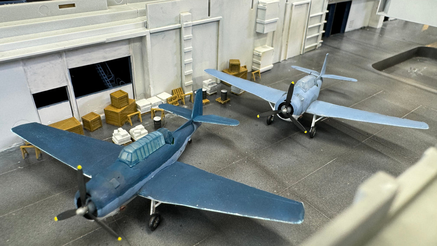 1/200 Scale TBF Avenger Wings Unfolded