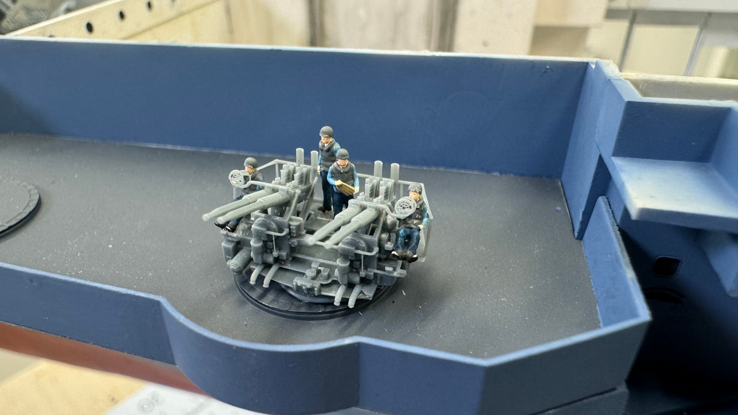 1/200 Scale USN Officers and Gunners Set