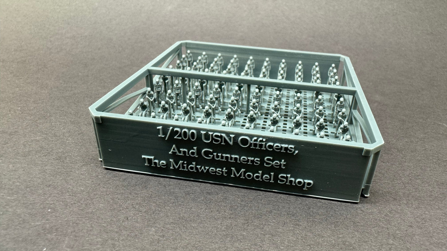 1/200 Scale USN Officers and Gunners Set