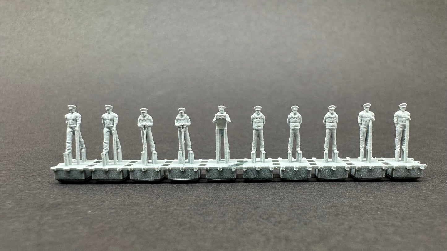1/200 Scale USN Officers and Gunners Set