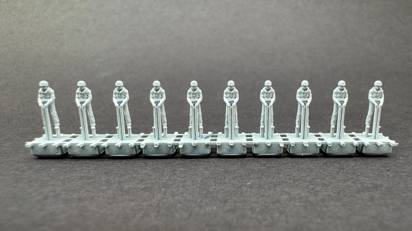 1/200 Scale USN Officers and Gunners Set