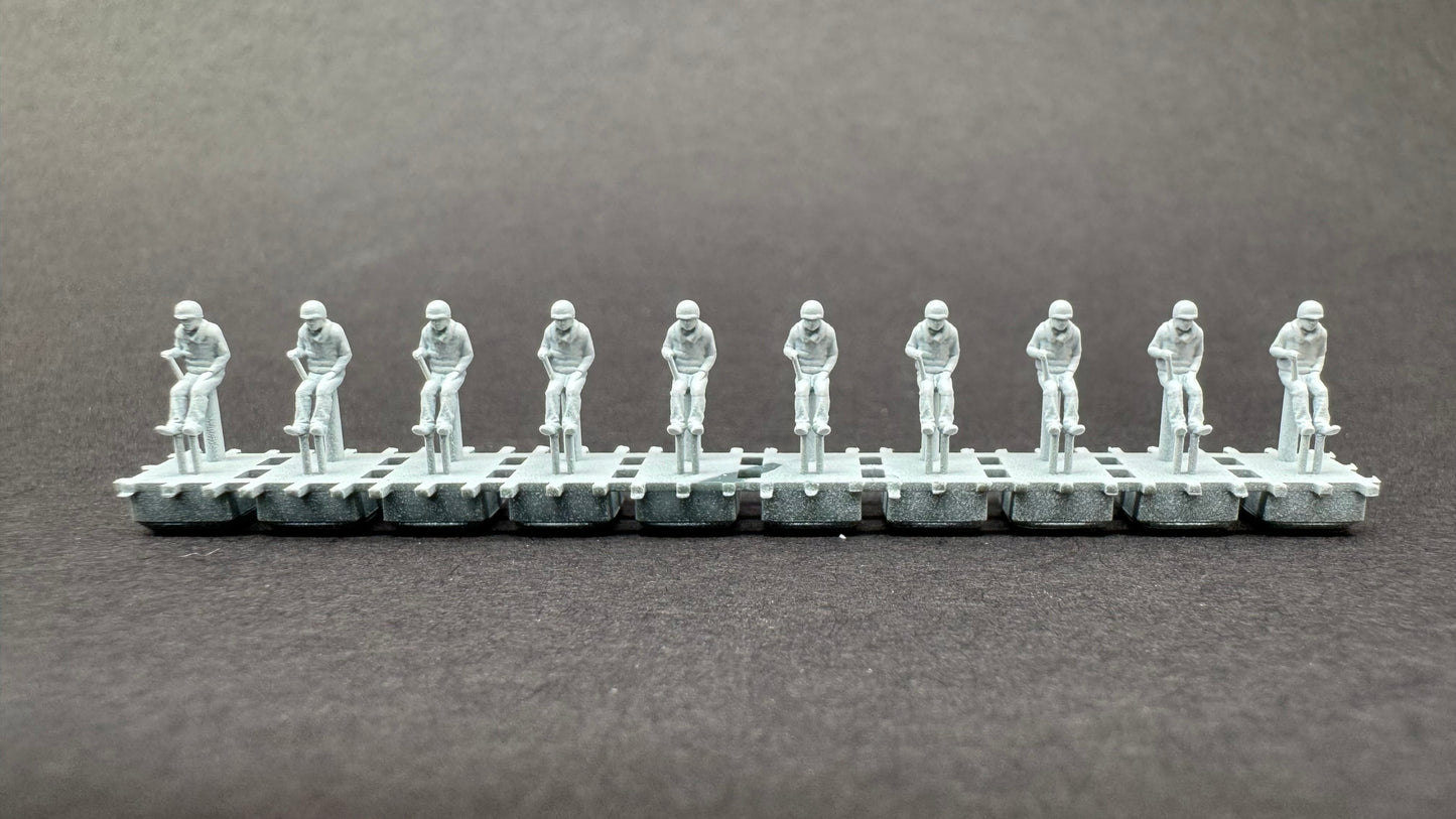 1/200 Scale USN Officers and Gunners Set