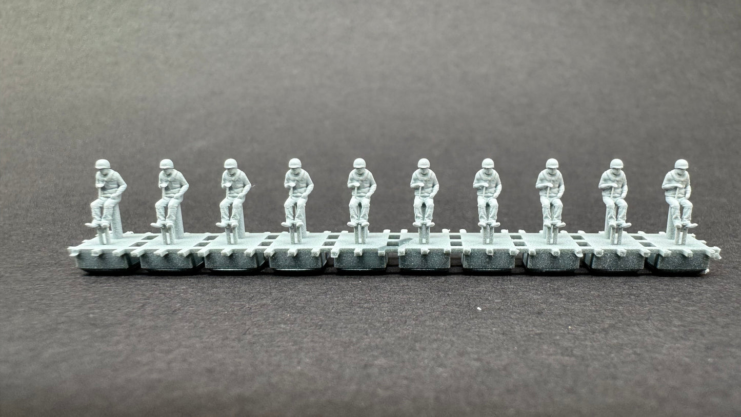 1/200 Scale USN Officers and Gunners Set
