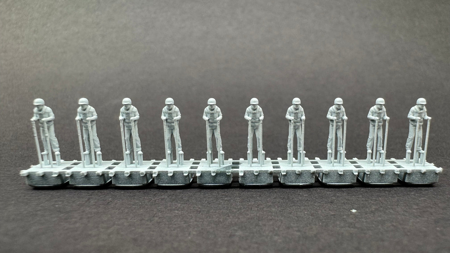 1/200 Scale USN Officers and Gunners Set