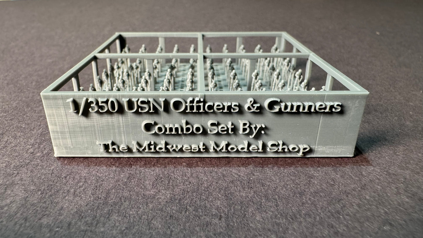 1/350 USN Officers & Gunners Set