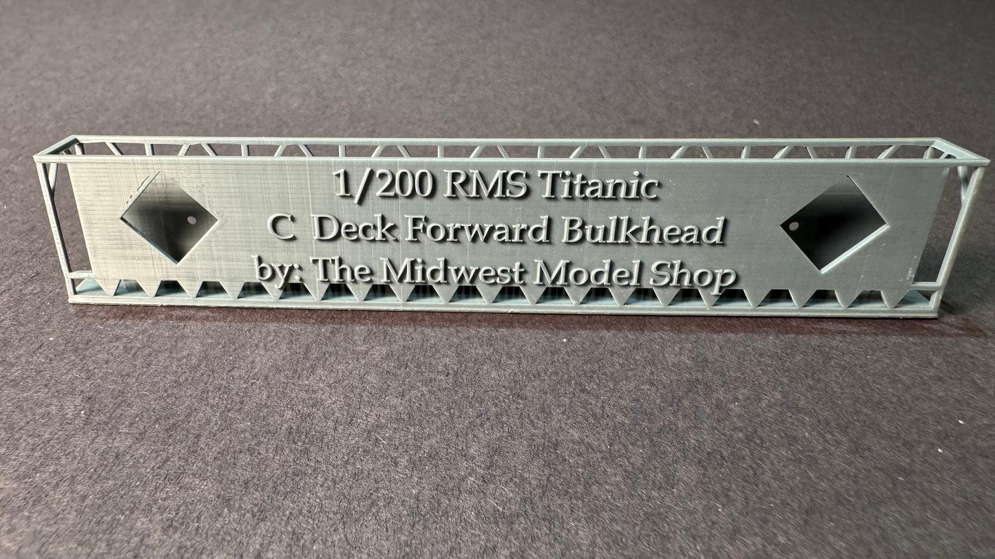 1/200 Titanic C Deck Bulkhead