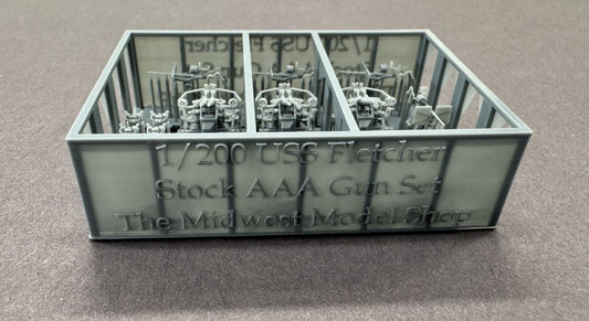 1/200 USS Fletcher Stock Gun Set