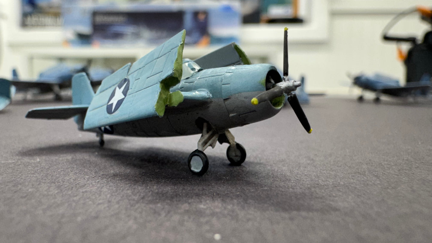 1/200 F4-F Wildcat Landing Gear - Trumpeter