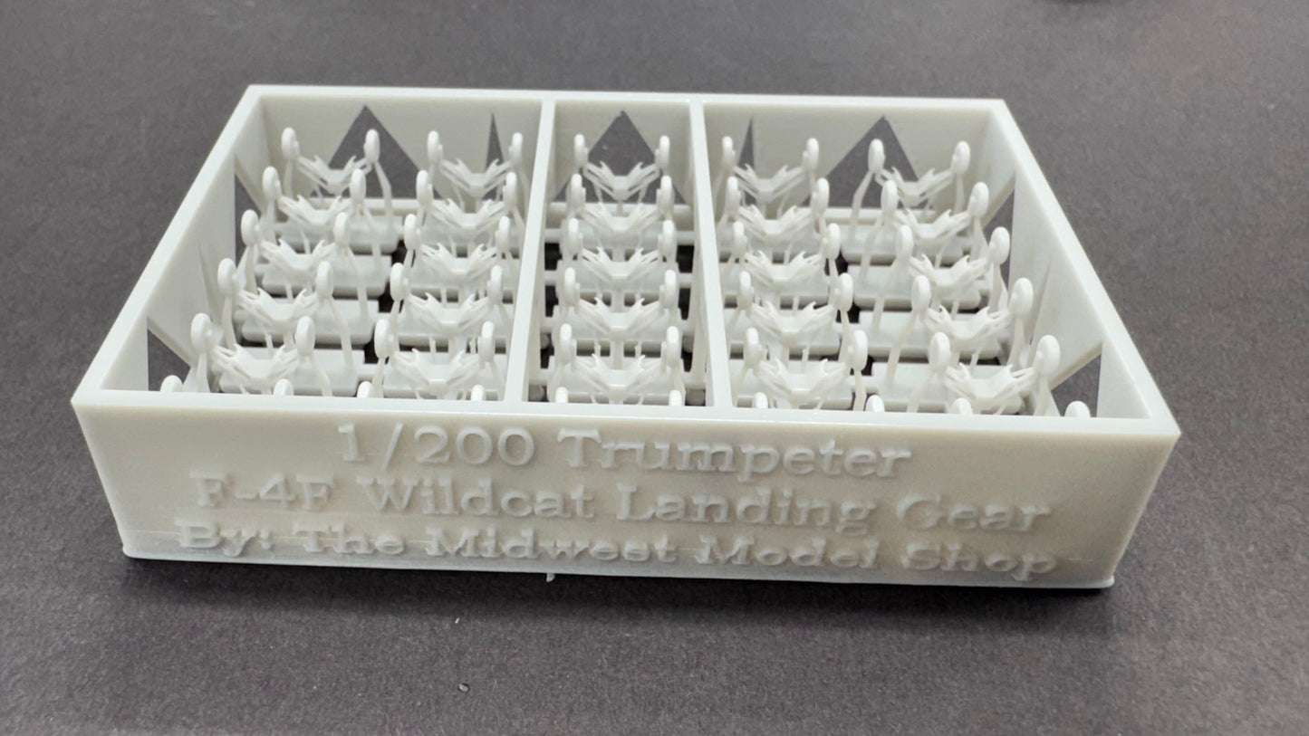 1/200 F4-F Wildcat Landing Gear - Trumpeter