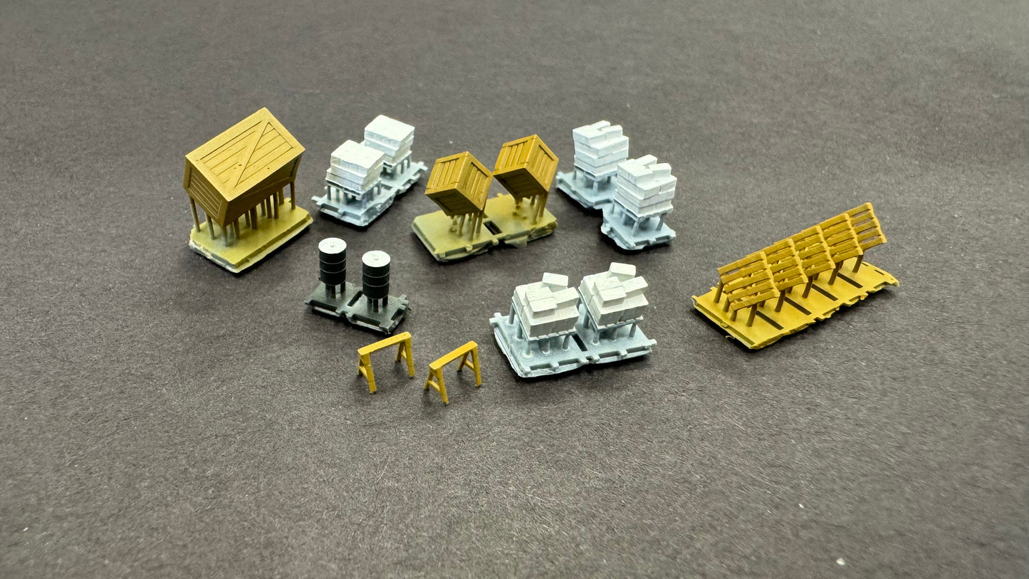 1/200 Scale Boxes & Supplies