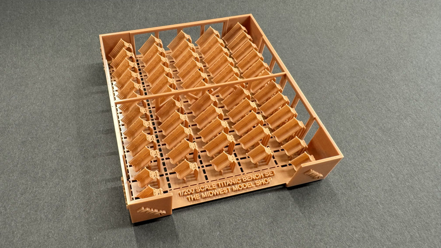 1/200 Titanic Bench Set