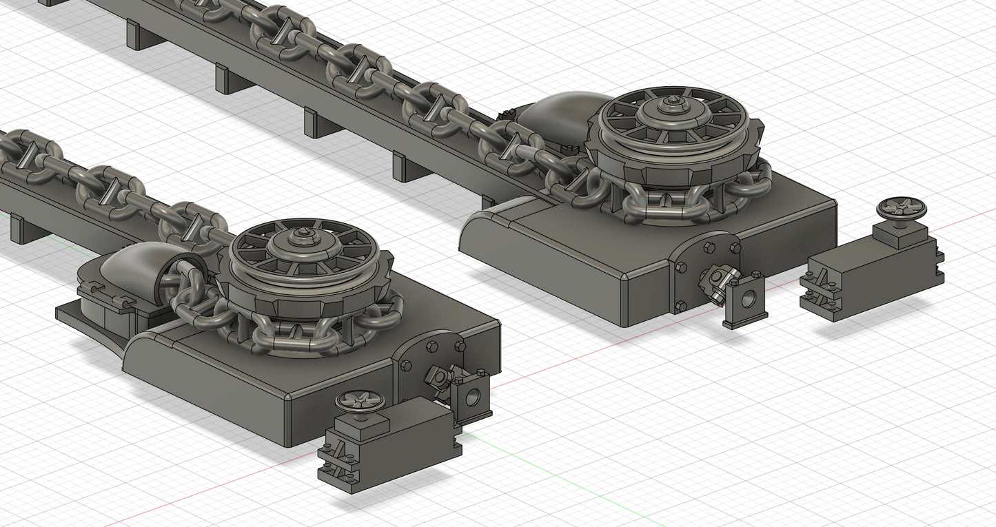 1/200 Titanic Anchor Chain Set