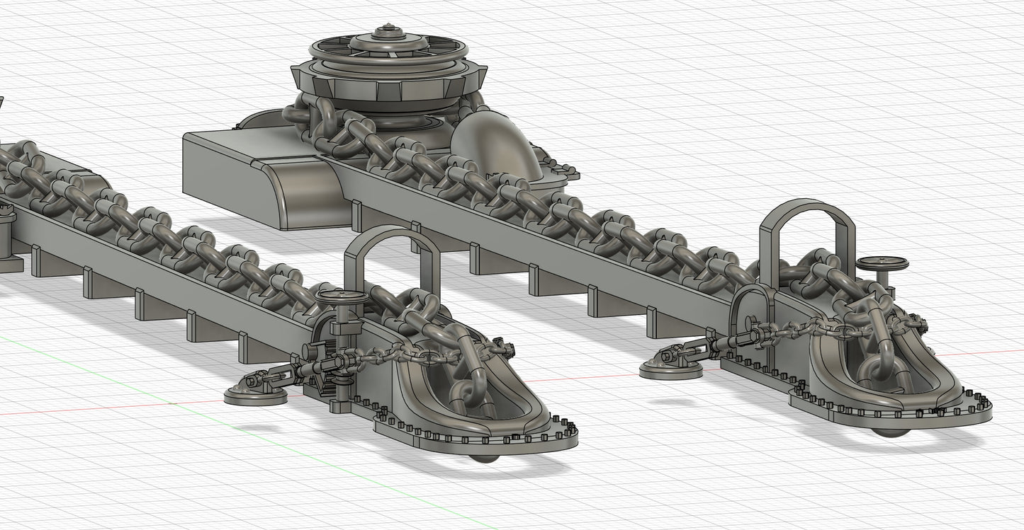 1/200 Titanic Anchor Chain Set